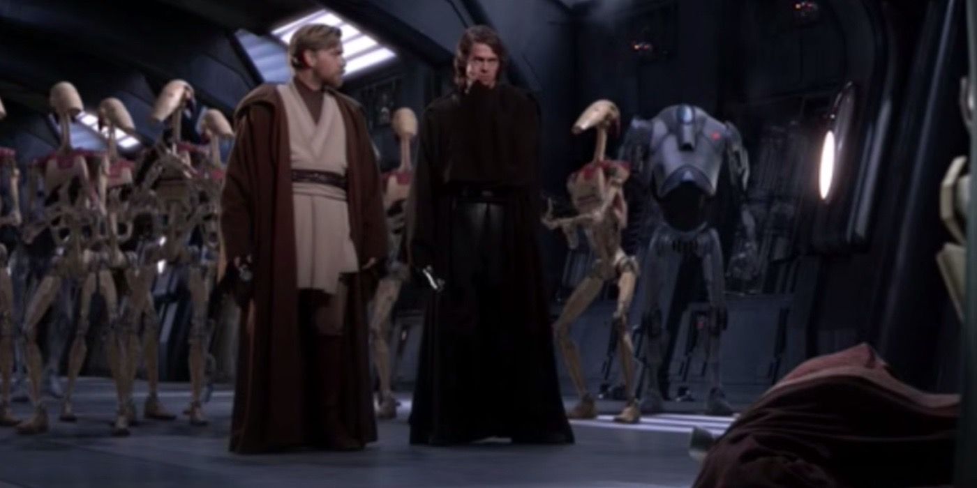 Anakin Obi-Wan uses sign language for Revenge of the Sith to remove the scene