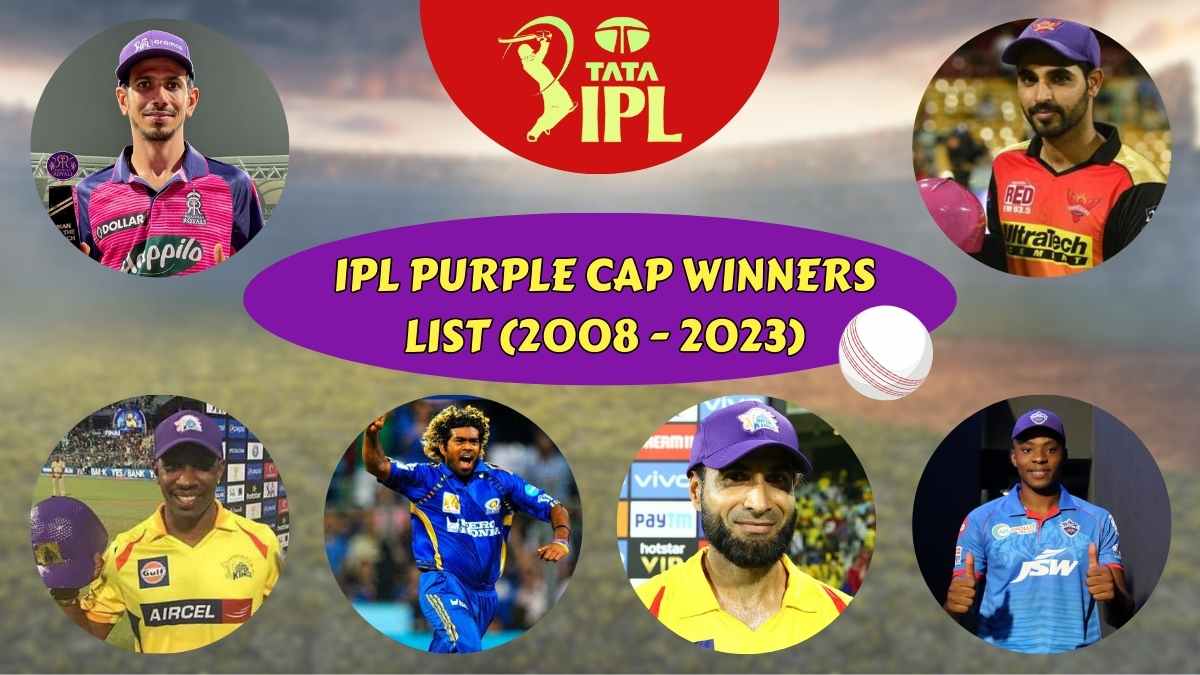 Updated IPL Purple Cap Winner (2008 2023) HIS Education
