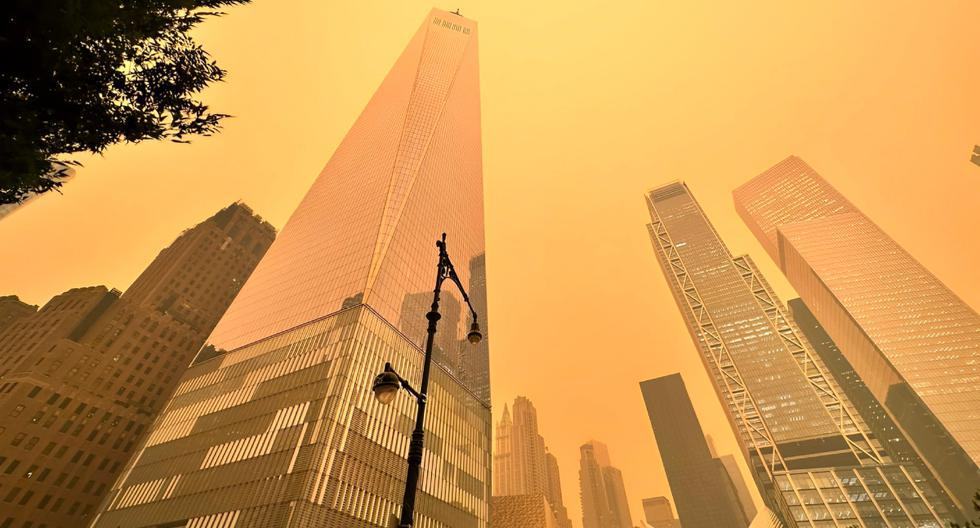 A cloud of smoke covers New York: this is what the city looks like ...