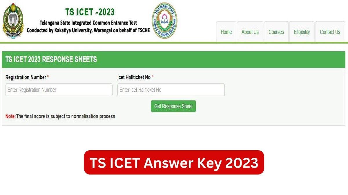 TS ICET 2023 Answers at icet.tsche.ac.in, learn how to download here ...