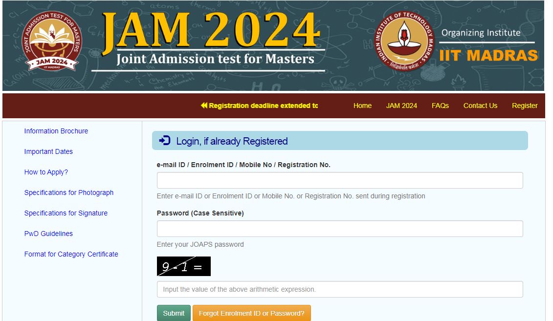 IIT JAM 2024 registration window closes tomorrow, find registration steps here