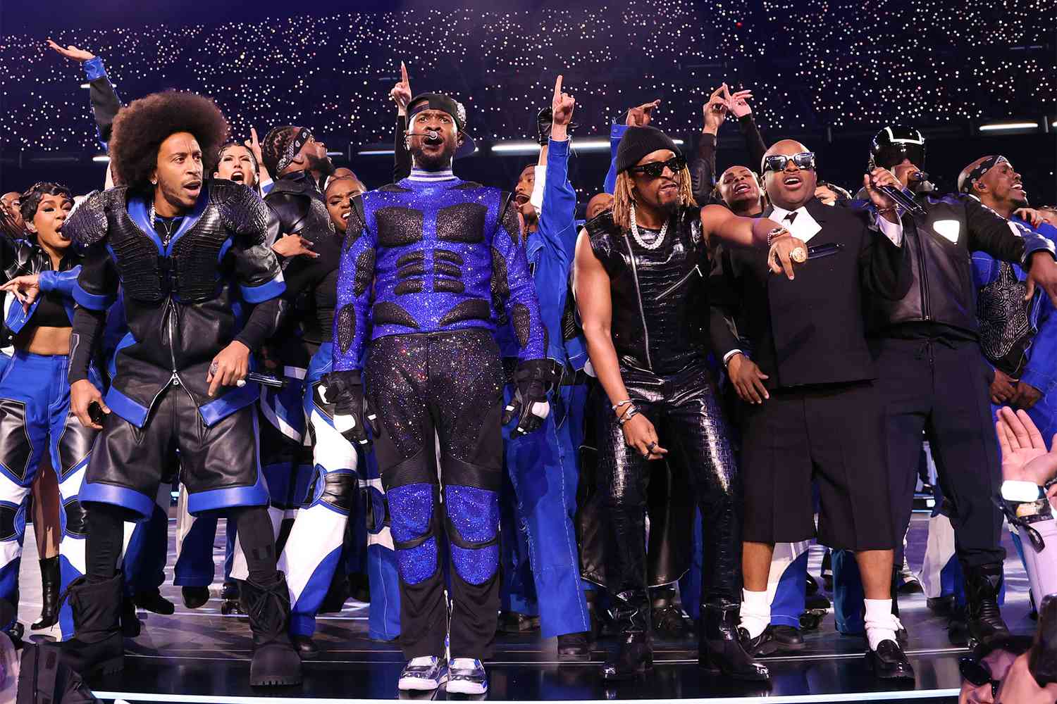 Usher's Teen Sons Share Special Moments from Super Bowl 2024 as They Witnessed Dad's Iconic Halftime Show